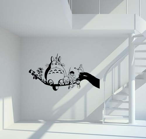 Wandtattoo Mein Nachbar Totoro auf einem AST Größe S - ca. 30cm x 16cm von mein-motiv.com