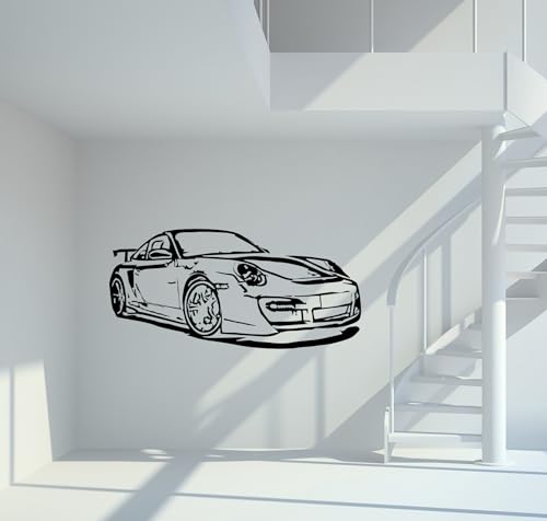 mein-motiv.com Wandtattoo 911 Turbo Größe L - 100cm x 44cm von mein-motiv.com