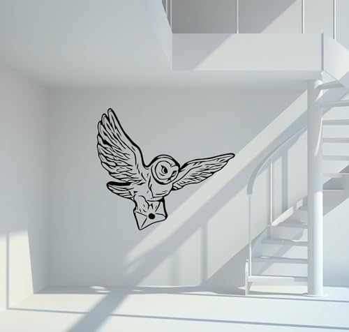 mein-motiv.com Wandtattoo Harry P. Eulenpost Größe L - ca. 100cm x 95cm von mein-motiv.com