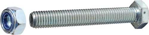 Sechskantschraube M12x80 M12 x 80mm DIN 931/10.9 verzinkt inkl. selbsts. Mutter von meinAnhängerersatzteil