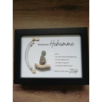 steinbild Geschenk Danke Hebamme Personalisiert steinbild Geschenk Danke Hebamme Personalisiert von meinSteinzeug