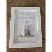 steinbild Geschenk Silberhochzeit Personalisiert von meinSteinzeug