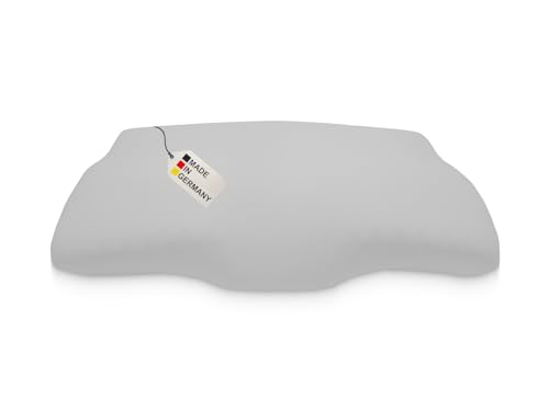 DUKAL | Bezug für Derila (Kingsize) Memory Foam Kopfkissen | 34 x 60 cm | aus hochwertigem DOPPEL-Jersey | 100% Baumwolle | Farbe: grau von meinbezug