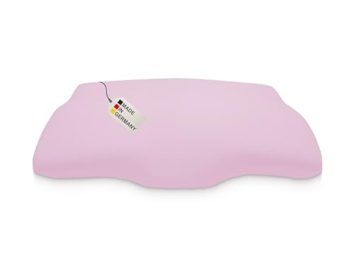 DUKAL | Bezug für Derila (Queensize) Memory Foam Kopfkissen | 30 x 50 cm | aus hochwertigem DOPPEL-Jersey | 100% Baumwolle | Farbe: Flieder von meinbezug
