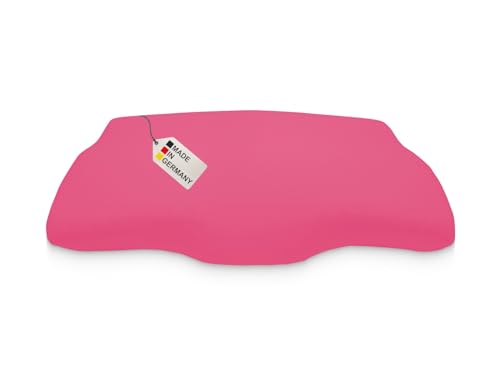 DUKAL | Bezug für Derila (Queensize) Memory Foam Kopfkissen | 30 x 50 cm | aus hochwertigem DOPPEL-Jersey | 100% Baumwolle | Farbe: Fuchsia von meinbezug