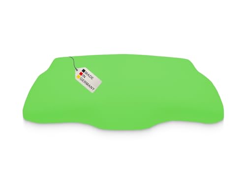 DUKAL | Bezug für Derila (Queensize) Memory Foam Kopfkissen | 30 x 50 cm | aus hochwertigem DOPPEL-Jersey | 100% Baumwolle | Farbe: apfelgrün von meinbezug