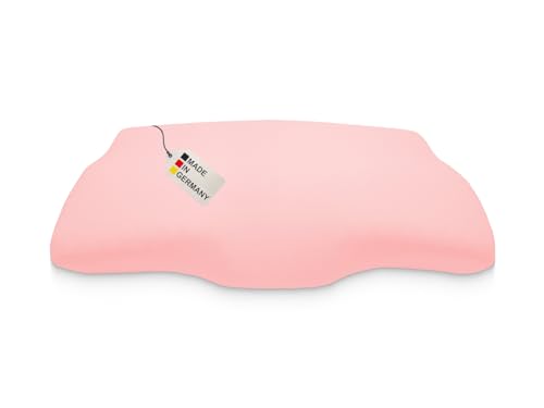 DUKAL | Bezug für Derila (Queensize) Memory Foam Kopfkissen | 30 x 50 cm | aus hochwertigem DOPPEL-Jersey | 100% Baumwolle | Farbe: rosé von meinbezug