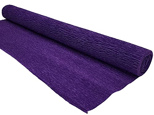 5 Rollen Floristen Krepppapier Bastelpapier je 250cm in tollen Farben (DUNKELLILA) von meindekoartikel