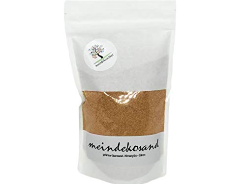 Farbsand zum Dekorieren und Gestalten - Quarzsand gefärbt 0,4-0,8mm – Dekosand ("SCHWEFEL" - Hellgelb, 700g Beutel) von meindekoartikel