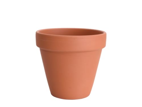 Tontopf Pflanztopf Blumentopf - für alle Pflanzen - innen und aussen - robust wiederverwendbar langlebig - Naturprodukt für mehr Bewusstsein (20 Stück - Innen Ø 8,3cm - Höhe 7,8cm) von meindekoartikel