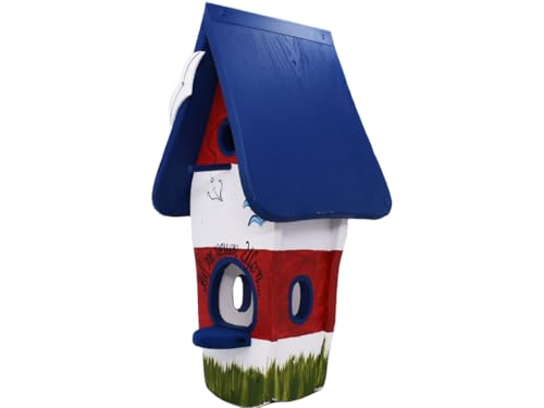 XXL Futterhaus mit Nistkasten für Wildvögel -Auf zu neuen Ufern- Vogelhaus zur Fütterung in Leuchtturm-Design XXL Futterhaus mit Nistkasten für Wildvögel -Auf zu neuen Ufern- Vogelhaus zur Fütterung in Leuchtturm-Design von meindekoartikel
