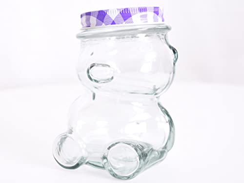 meindekoartikel Einmachglas Bärchen mit Drehverschluss Honig Konfitüre Glas 150ml LILA meindekoartikel Einmachglas Bärchen mit Drehverschluss Honig Konfitüre Glas 150ml LILA von meindekoartikel