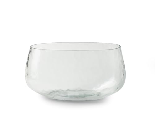 meindekoartikel Glasschale Freya Dekoschale Schale aus Glas -Höhe 13 cm x Länge 25 cm x Breite 13 cm von meindekoartikel