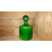 Flasche Karaffe Mit Stöpsel Glas Grün Überfang Flasche Karaffe Mit Stöpsel Glas Grün Überfang von meindesign