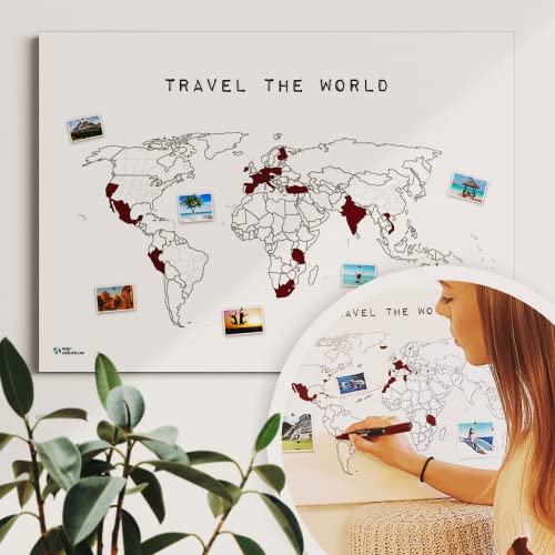 meine-weltkarte Die SCRATCH MAP Alternative! Nachhaltig, ultralanglebig, made in Germany - TRAVEL THE WORLD #2 Reiserinnerung, rubbeln ist out - Keilrahmen 60x40cm meine-weltkarte Die SCRATCH MAP Alternative! Nachhaltig, ultralanglebig, made in Germany - TRAVEL THE WORLD #2 Reiserinnerung, rubbeln ist out - Keilrahmen 60x40cm von meine-weltkarte