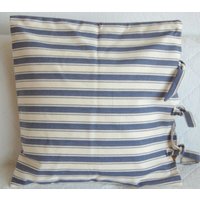 Kissenbezug Blau/Natur 50x50 cm Kissenbezug Blau/Natur 50x50 cm von meineSTOCKwerke