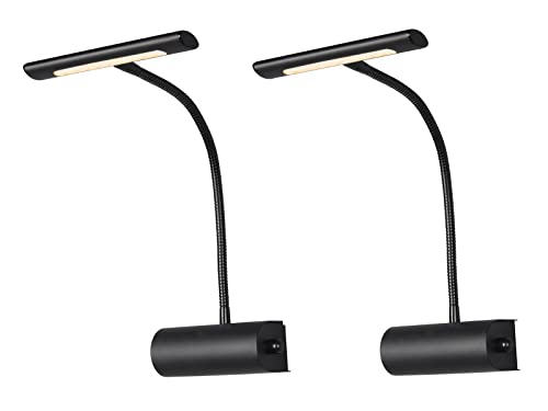 2er SET dimmbare Bilderleuchten mit Flexarm in Schwarz matt, Breite 18cm 2er SET dimmbare Bilderleuchten mit Flexarm in Schwarz matt, Breite 18cm von meineWunschleuchte