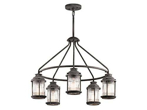 Große Pendelleuchte im Industriedesign für Innen & Außen, Anthrazit Ø66cm Große Pendelleuchte im Industriedesign für Innen & Außen, Anthrazit Ø66cm von meineWunschleuchte