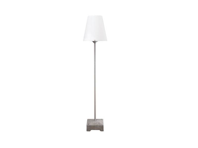 KONSTSMIDE LED Außen-Stehlampe, Betonfuß abnehmbar / beigefügter Erdspieß, LED wechselbar, Warmweiß, Outdoor Außenstehleuchte Terrassenleuchten Außenlampe stehend H: 130cm von KONSTSMIDE