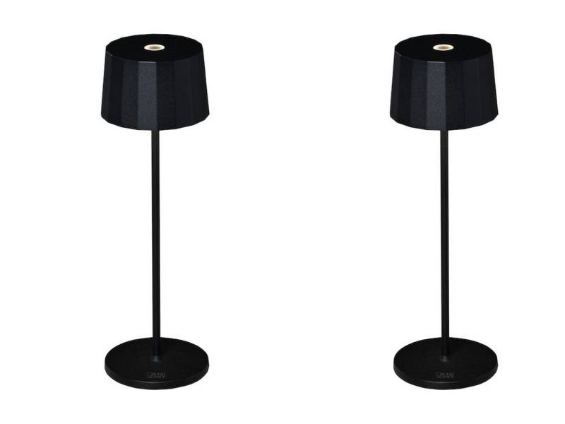 KONSTSMIDE LED Außen-Tischleuchte, USB-Anschluss mit Ladefunktion, LED fest integriert, warmweiß, 2er Set Akku-tischleuchte Garten beleuchten ohne Kabel & Strom, H 35cm KONSTSMIDE LED Außen-Tischleuchte, USB-Anschluss mit Ladefunktion, LED fest integriert, warmweiß, 2er Set Akku-tischleuchte Garten beleuchten ohne Kabel & Strom, H 35cm von KONSTSMIDE
