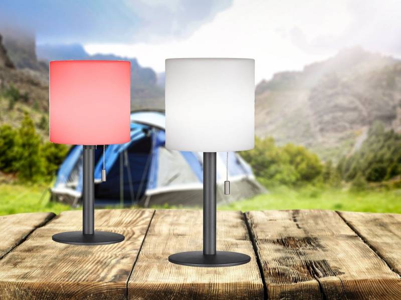 easy! BY FHL LED Außen-Tischleuchte, Farbwechsel, LED fest integriert, Warmweiß, RGB Farbwechsler, 2er SET Outdoor ohne Strom-Kabel, RGB Partybeleuchtung dimmbar H: 30cm von easy! BY FHL