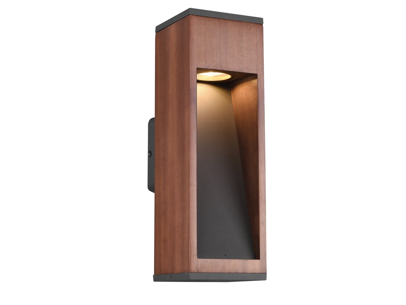 TRIO Leuchten LED Außen-Wandleuchte, LED wechselbar, Warmweiß, aus Natur-Holz, 30cm, Fassadenbeleuchtung Hauswand, Terrassenleuchten TRIO Leuchten LED Außen-Wandleuchte, LED wechselbar, Warmweiß, aus Natur-Holz, 30cm, Fassadenbeleuchtung Hauswand, Terrassenleuchten von TRIO Leuchten