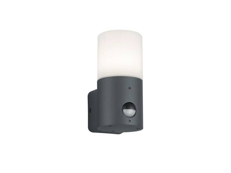 TRIO Leuchten LED Außen-Wandleuchte, Bewegungsmelder, LED wechselbar, Warmweiß, Fassadenlampe mit Bewegungsmelder, 17,5cm, Anthrazit für Hauswand von TRIO Leuchten