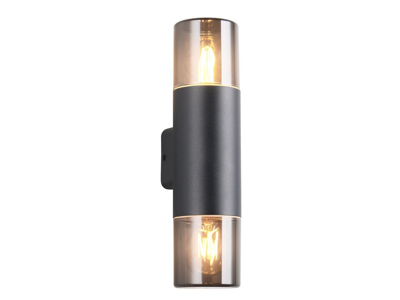 TRIO Leuchten LED Außen-Wandleuchte, LED wechselbar, Warmweiß, Außenbeleuchtung Hauswand, Terrassenleuchten Carport Fassade, Höhe33cm von TRIO Leuchten