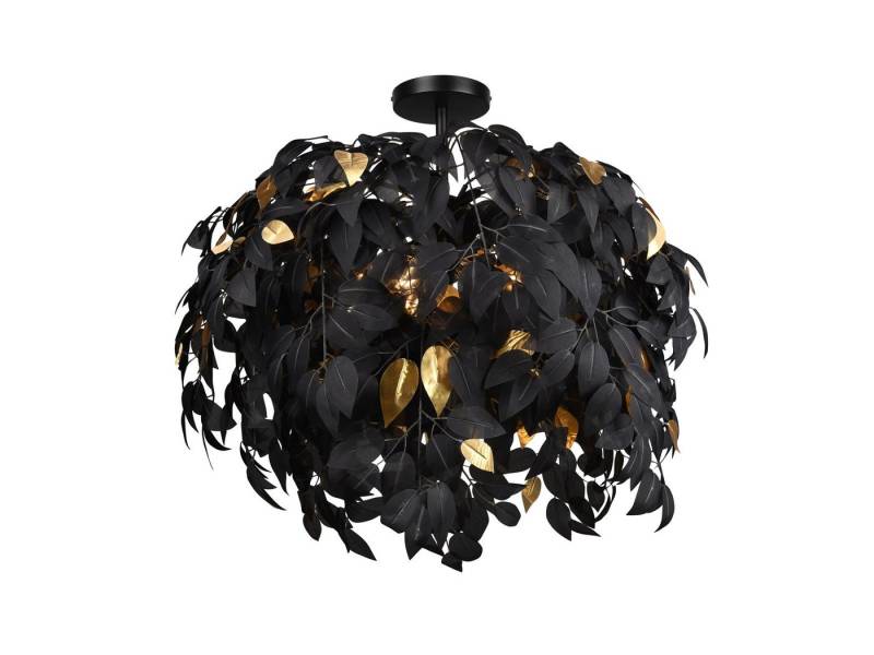 Reality Leuchten LED Deckenleuchte, Dimmfunktion, LED wechselbar, Warmweiß, groß-e ausgefallene Designer-lampe für Esstisch & Treppenhaus, Ø 70cm von Reality Leuchten