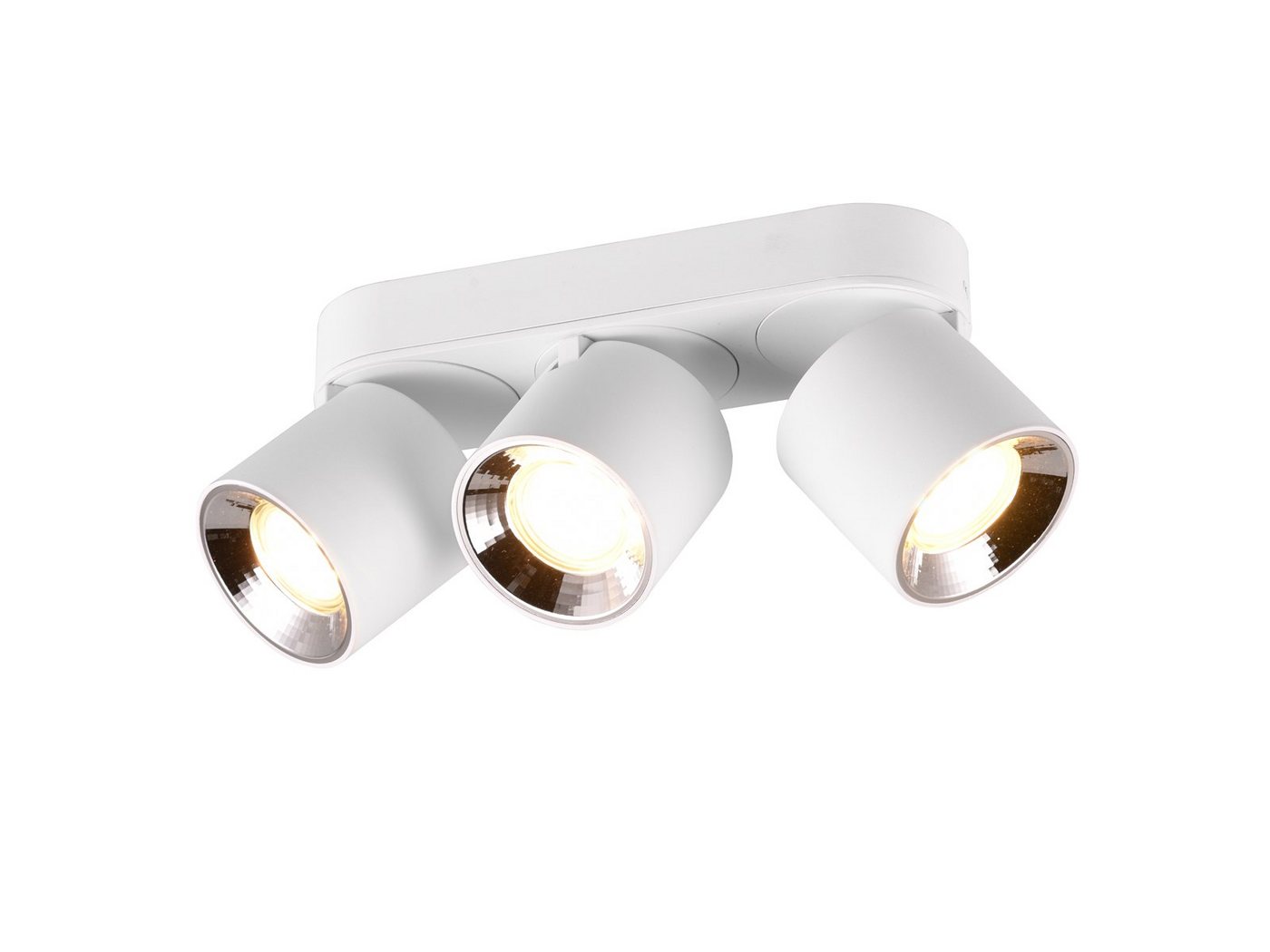 TRIO Leuchten LED Deckenstrahler, Dimmfunktion, LED wechselbar, Warmweiß, Wandstrahler innen, dimmbar über Schalter, Aufbauspots Weiß. 27cm TRIO Leuchten LED Deckenstrahler, Dimmfunktion, LED wechselbar, Warmweiß, Wandstrahler innen, dimmbar über Schalter, Aufbauspots Weiß. 27cm von TRIO Leuchten