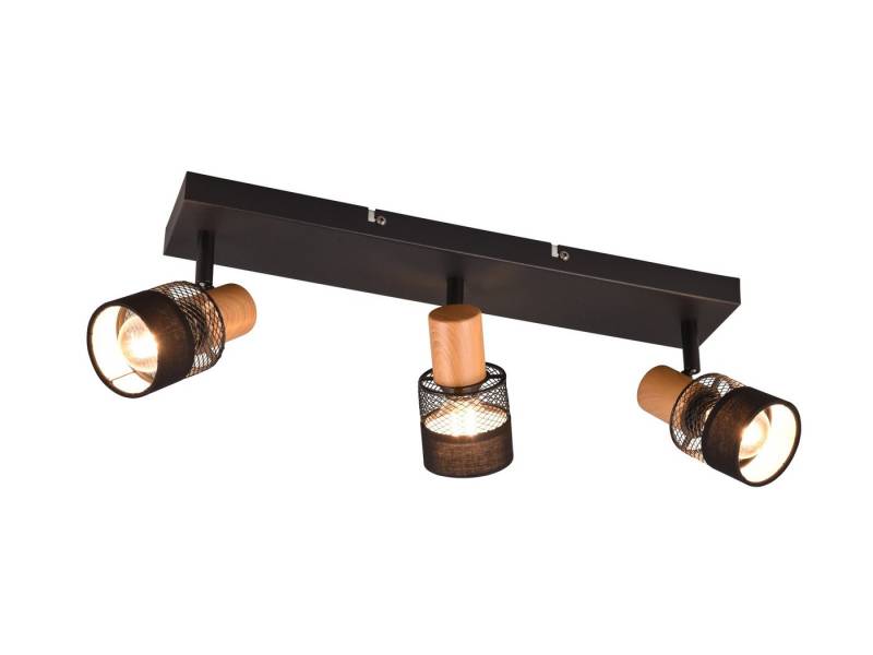 TRIO Leuchten LED Deckenstrahler, Dimmfunktion, LED wechselbar, warmweiß, innen, Deckenleuchte dimmbar über Schalter für Treppenhaus, B: 58,5cm von TRIO Leuchten