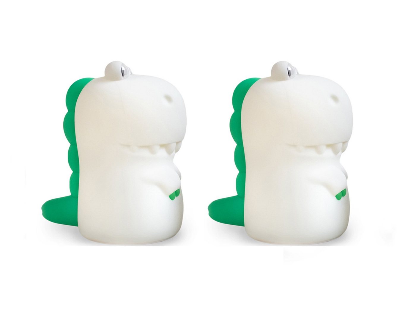 niermann LED Nachtlicht, USB-Ladefunktion, LED fest integriert, warmweiß, 2erSet Dino Lampe Stilllicht dimmbar Kinderzimmerleuchte USB aufladbar niermann LED Nachtlicht, USB-Ladefunktion, LED fest integriert, warmweiß, 2erSet Dino Lampe Stilllicht dimmbar Kinderzimmerleuchte USB aufladbar von niermann