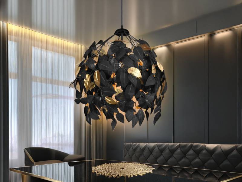 Reality Leuchten LED Pendelleuchte, Dimmfunktion, LED wechselbar, Warmweiß, Ausgefallene Designer-lampen hängend für Esstisch & Couchtisch Ø 38cm von Reality Leuchten
