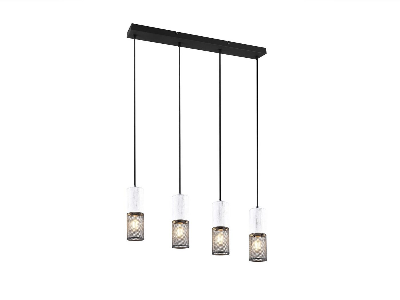 TRIO Leuchten LED Pendelleuchte, Dimmfunktion, LED wechselbar, Warmweiß, mehrflammig mit Holz über Esstisch & Kochinsel hängend, Breite 65cm TRIO Leuchten LED Pendelleuchte, Dimmfunktion, LED wechselbar, Warmweiß, mehrflammig mit Holz über Esstisch & Kochinsel hängend, Breite 65cm von TRIO Leuchten