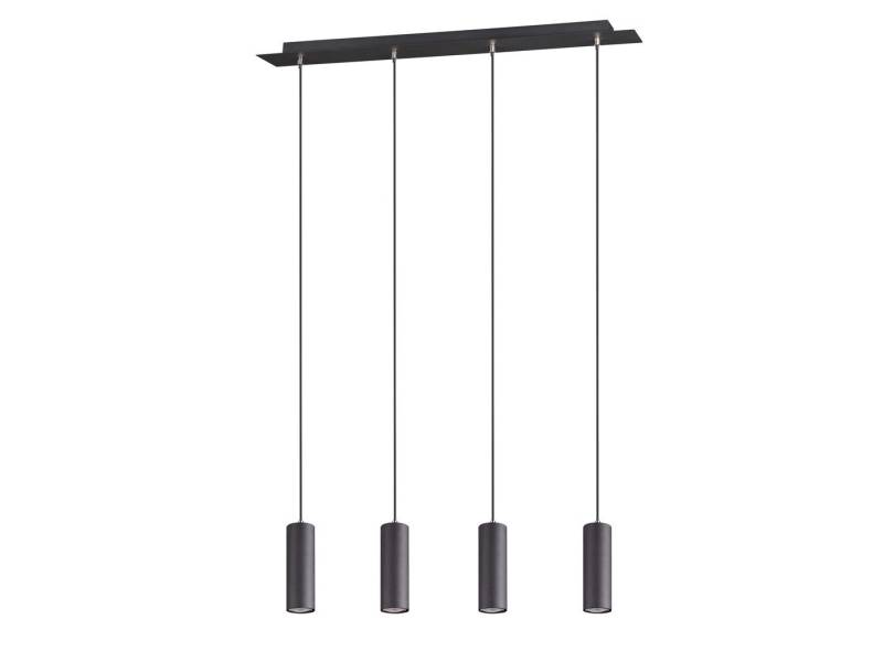 TRIO Leuchten LED Pendelleuchte, Dimmfunktion, LED wechselbar, Warmweiß, modern, mehrflammig hängend über Esstisch & Couchtisch, Breite 75cm von TRIO Leuchten