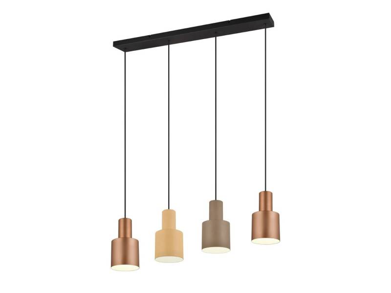 TRIO Leuchten LED Pendelleuchte, Dimmfunktion, LED wechselbar, warmweiß, mehrflammig über Esstisch und Kücheninsel hängend, Breite 87cm TRIO Leuchten LED Pendelleuchte, Dimmfunktion, LED wechselbar, warmweiß, mehrflammig über Esstisch und Kücheninsel hängend, Breite 87cm von TRIO Leuchten
