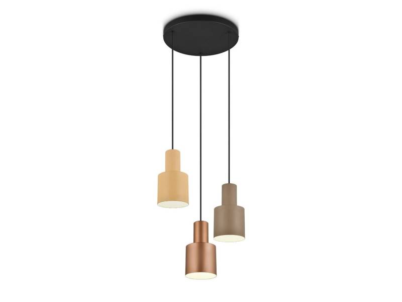 TRIO Leuchten LED Pendelleuchte, Dimmfunktion, LED wechselbar, warmweiß, Cluster Leuchte hängend über Esstisch-lampe & Couchtisch Ø 37cm TRIO Leuchten LED Pendelleuchte, Dimmfunktion, LED wechselbar, warmweiß, Cluster Leuchte hängend über Esstisch-lampe & Couchtisch Ø 37cm von TRIO Leuchten