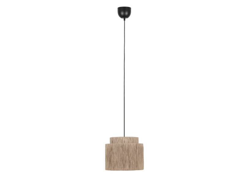 TRIO Leuchten LED Pendelleuchte, Dimmfunktion, LED wechselbar, warmweiß, einflammig im Boho Style hängend über-n Esstisch & Couchtisch, Ø 31cm von TRIO Leuchten