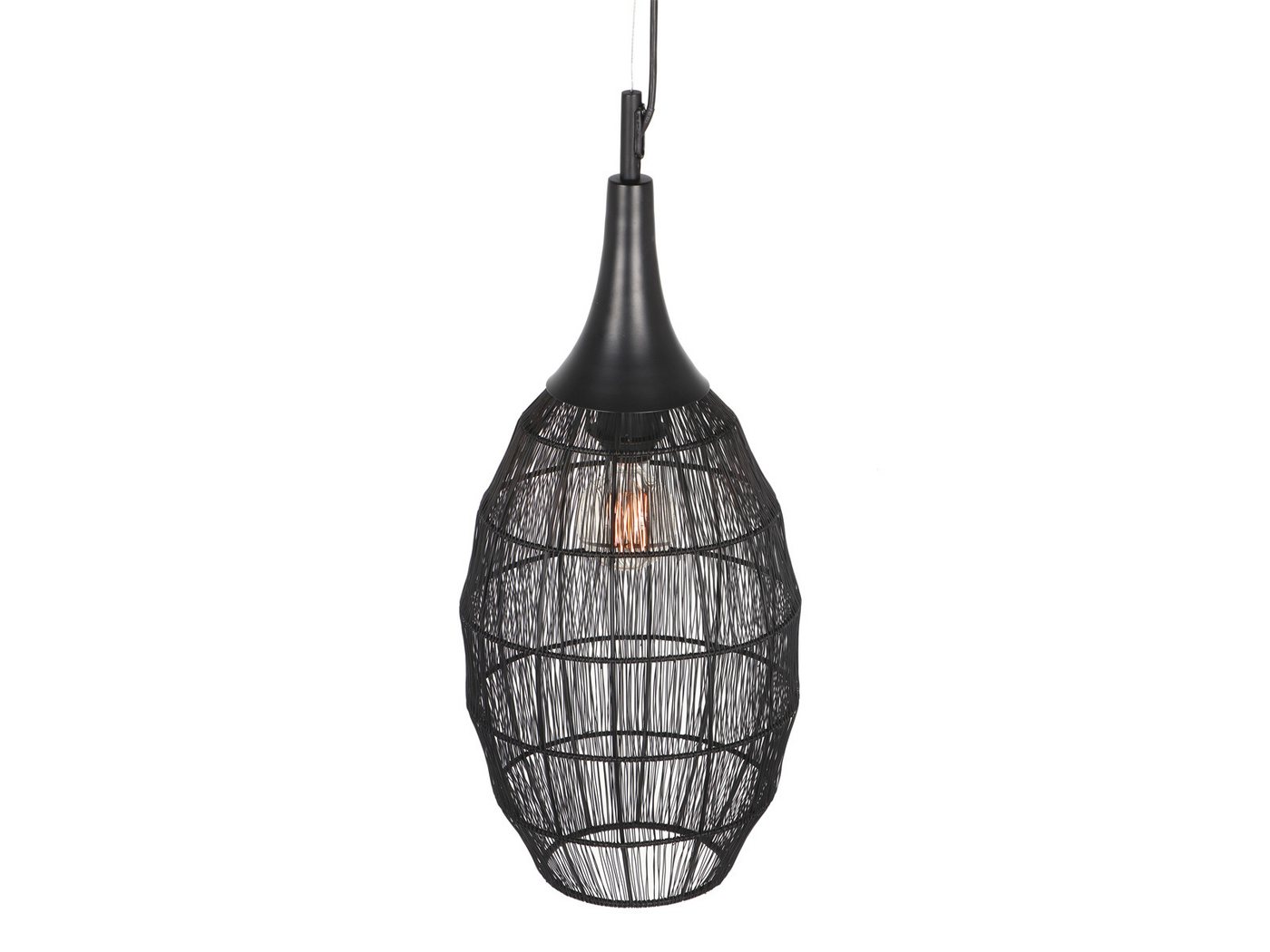 TRIO Leuchten LED Pendelleuchte, Dimmfunktion, LED wechselbar, warmweiß, klein-e Lampenschirm Drahtgeflecht Oval hängend über Couchtisch, Ø26cm TRIO Leuchten LED Pendelleuchte, Dimmfunktion, LED wechselbar, warmweiß, klein-e Lampenschirm Drahtgeflecht Oval hängend über Couchtisch, Ø26cm von TRIO Leuchten