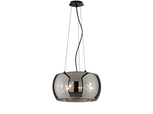 meineWunschleuchte LED Pendelleuchte 3flammig rund aus Rauchglas Industrial Ø 40cm meineWunschleuchte LED Pendelleuchte 3flammig rund aus Rauchglas Industrial Ø 40cm von meineWunschleuchte