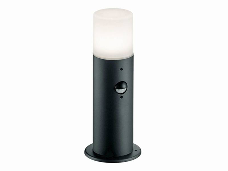 TRIO Leuchten LED Sockelleuchte, Bewegungsmelder, LED wechselbar, Warmweiß, Sockellampe mit Bewegungsmelder, Anthrazit 30cm, Garten-wegbeleuchtung von TRIO Leuchten