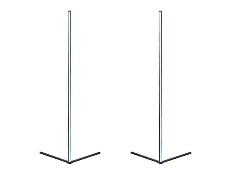 Reality Leuchten LED Stehlampe, Farbwechsel, LED fest integriert, 2er SET Ecklampe-n indirekte Beleuchtung Wohnzimmer Ecke H 141cm Reality Leuchten LED Stehlampe, Farbwechsel, LED fest integriert, 2er SET Ecklampe-n indirekte Beleuchtung Wohnzimmer Ecke H 141cm von Reality Leuchten