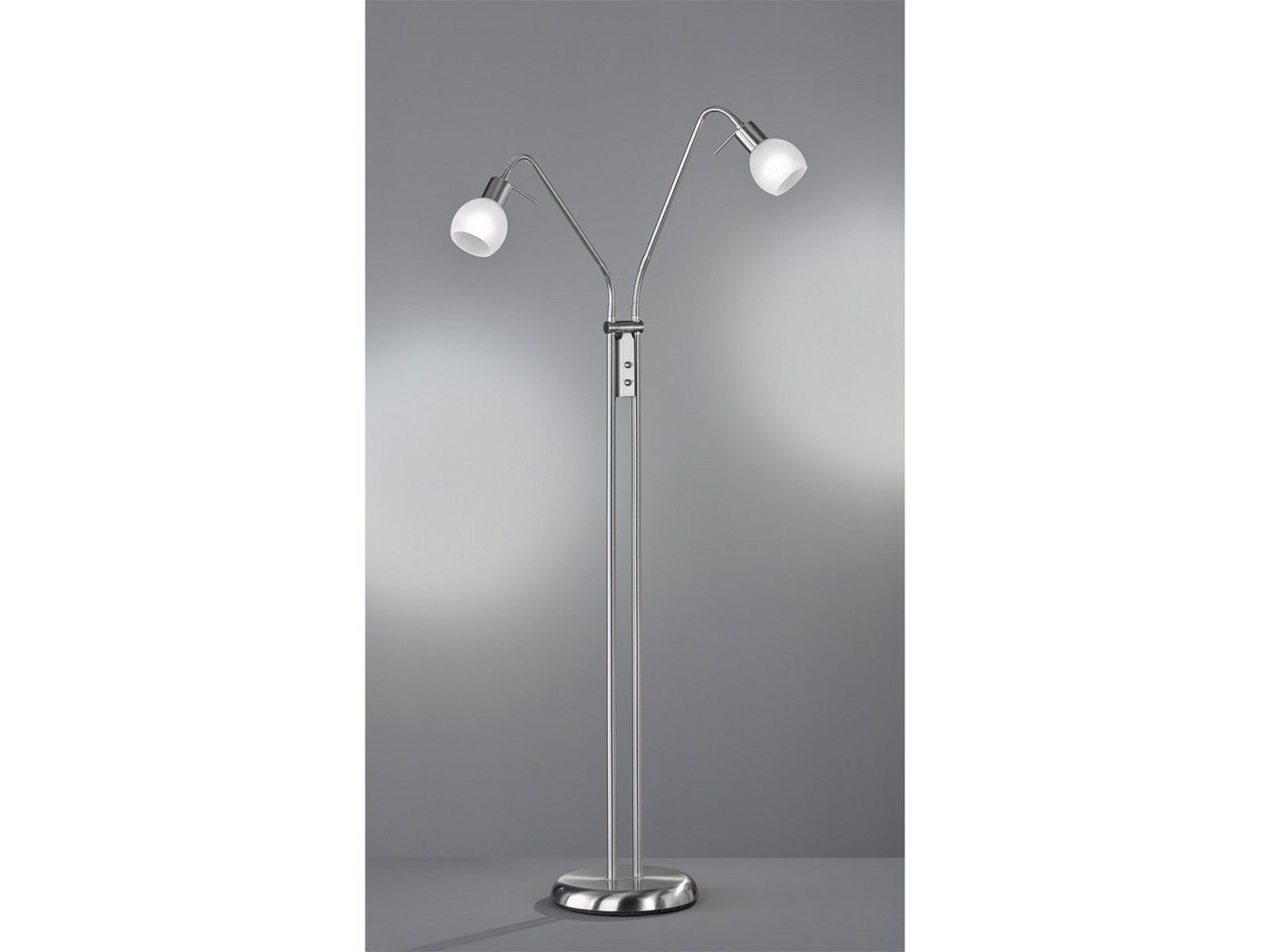 meineWunschleuchte LED Stehlampe, LED wechselbar, mit Leselampe, klein-e Design-klassiker Ecke Bürobeleuchtung, H 125cm von meineWunschleuchte