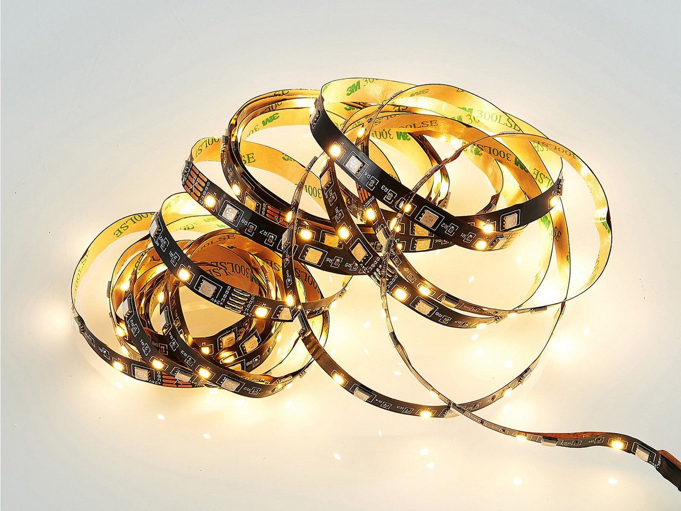 Reality Leuchten LED Stripe, 2er Set RGBWW Streifen selbstklebend Fernseh Hintergrundbeleuchtung 5m Reality Leuchten LED Stripe, 2er Set RGBWW Streifen selbstklebend Fernseh Hintergrundbeleuchtung 5m von Reality Leuchten