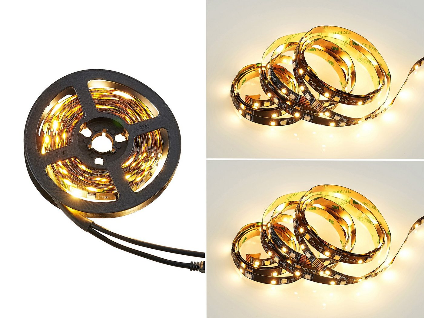 Reality Leuchten LED Stripe, 2er Set RGBWW Streifen selbstklebend indirekte Beleuchtung Decke, 3m Reality Leuchten LED Stripe, 2er Set RGBWW Streifen selbstklebend indirekte Beleuchtung Decke, 3m von Reality Leuchten