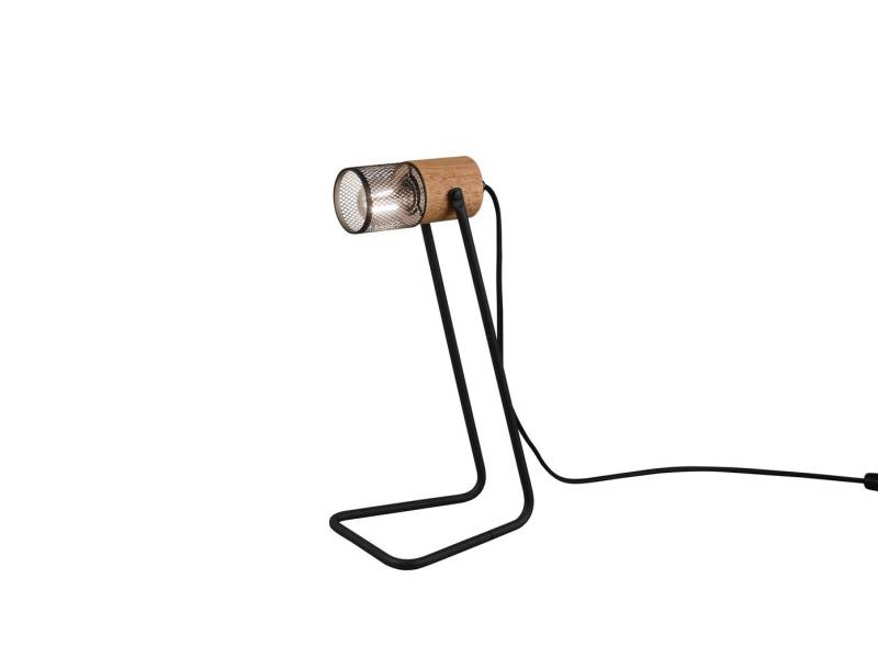 TRIO Leuchten LED Tischleuchte, LED wechselbar, Warmweiß, große Nachttischlampe Lampenschirm Gitter-lampe Fensterbank, Höhe 40cm von TRIO Leuchten