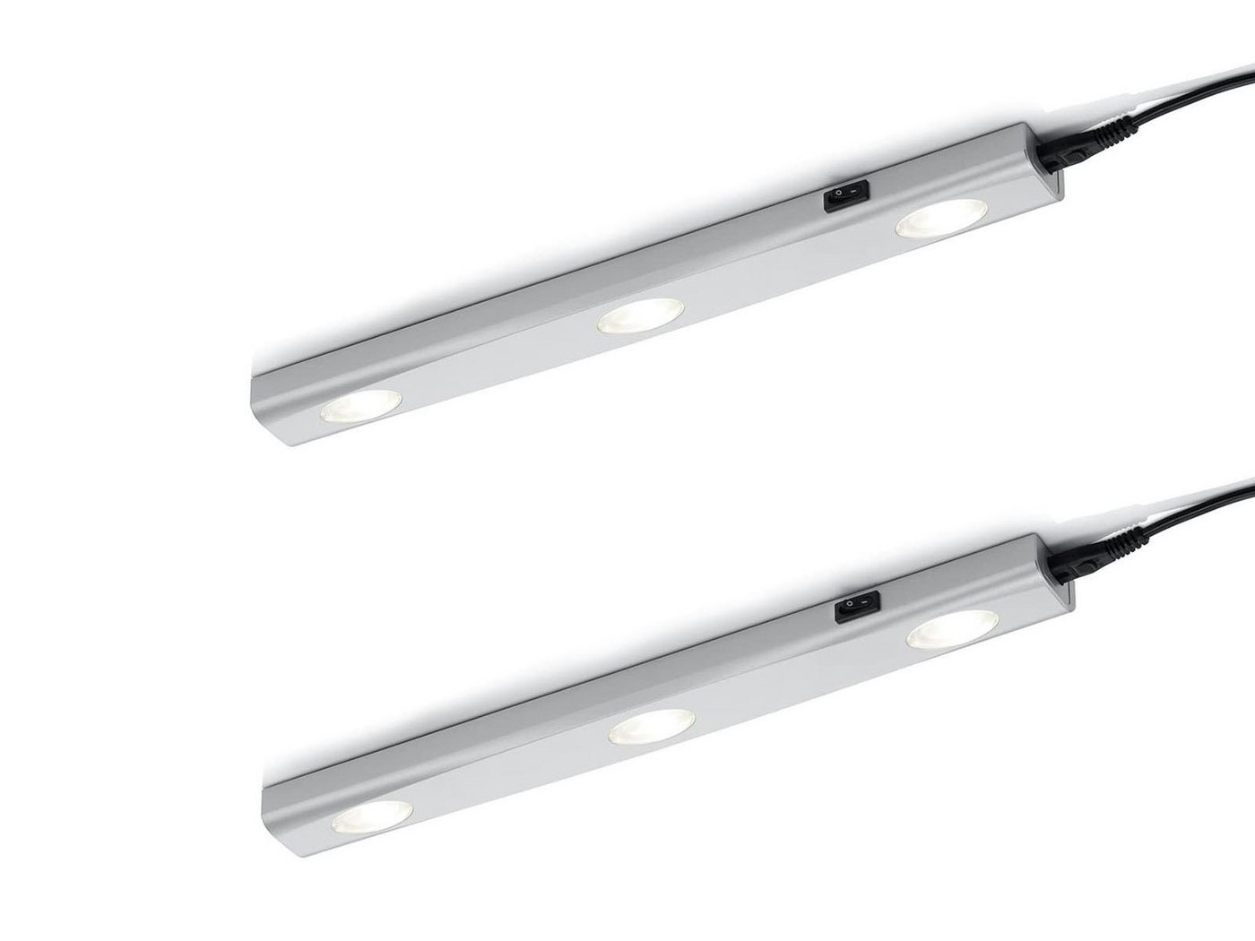 TRIO Leuchten LED Unterbauleuchte, 230V Direktanschluss, LED fest integriert, Warmweiß, 2er SET Unterbau-Leisten Küchenbeleuchtung, Unterbaulichter Küche 40cm TRIO Leuchten LED Unterbauleuchte, 230V Direktanschluss, LED fest integriert, Warmweiß, 2er SET Unterbau-Leisten Küchenbeleuchtung, Unterbaulichter Küche 40cm von TRIO Leuchten