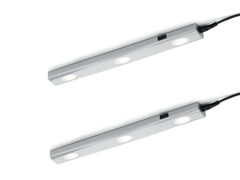 TRIO Leuchten LED Unterbauleuchte, 230V Direktanschluss, LED fest integriert, Warmweiß, 2er SET Unterbau-Leisten Küchenbeleuchtung, Unterbaulichter Küche 40cm TRIO Leuchten LED Unterbauleuchte, 230V Direktanschluss, LED fest integriert, Warmweiß, 2er SET Unterbau-Leisten Küchenbeleuchtung, Unterbaulichter Küche 40cm von TRIO Leuchten