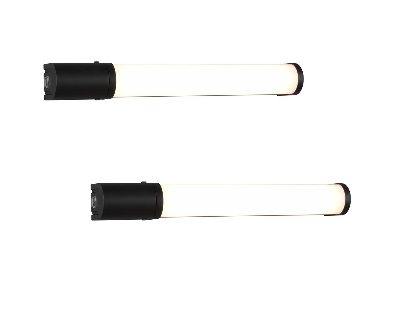 TRIO Leuchten Spiegelleuchte, LED fest integriert, Warmweiß, 2er Set LED Bad-lampe Schminklicht mit Steckdose & Schalter B 41,5cm TRIO Leuchten Spiegelleuchte, LED fest integriert, Warmweiß, 2er Set LED Bad-lampe Schminklicht mit Steckdose & Schalter B 41,5cm von TRIO Leuchten