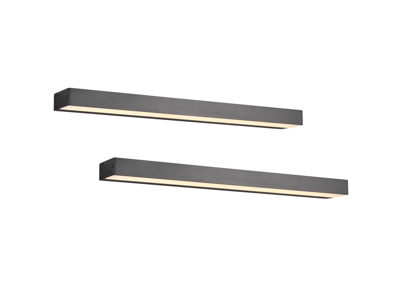 TRIO Leuchten Spiegelleuchte, LED fest integriert, Warmweiß, 2er Set indirekte Beleuchtung Badezimmerlampen Up and Down Wand B 60cm TRIO Leuchten Spiegelleuchte, LED fest integriert, Warmweiß, 2er Set indirekte Beleuchtung Badezimmerlampen Up and Down Wand B 60cm von TRIO Leuchten